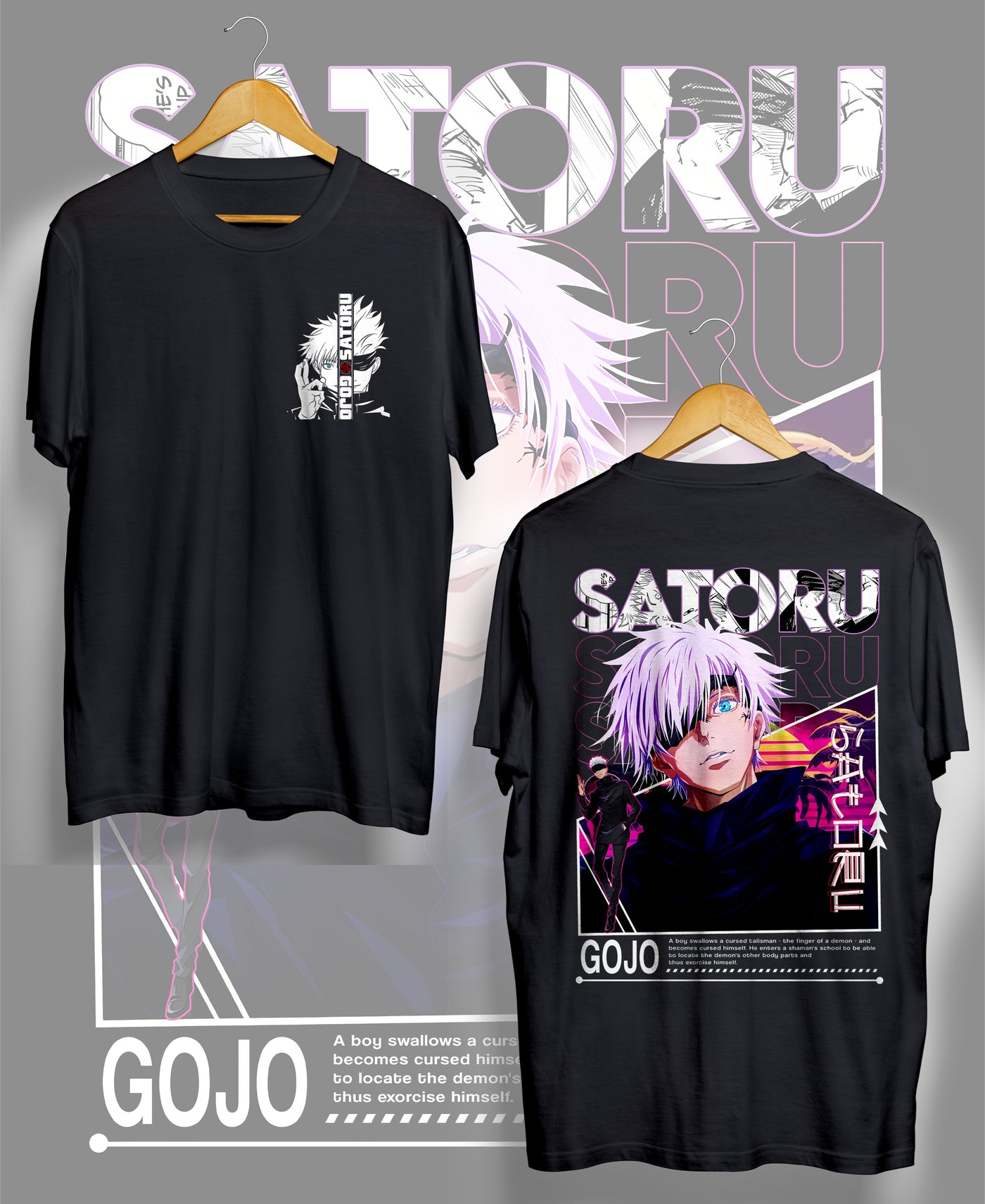 Satoro Anime Tee – Unleash Your Inner Power